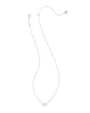 Load image into Gallery viewer, Kendra Scott Silver Mini Abbie Pendant Necklace in Ivory MOP