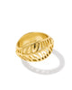 Kendra Scott TGR STRP Mikki Band Ring in Gold Metal