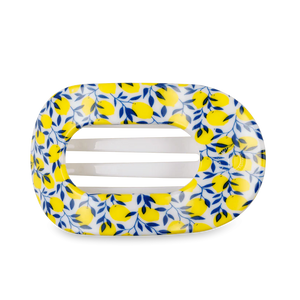 Teleties Medium Flat Round Clip Limoncello
