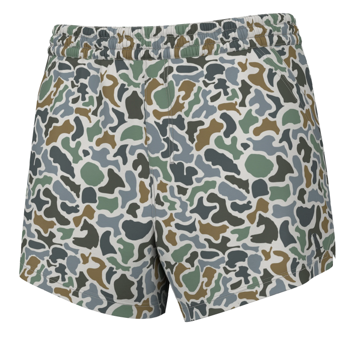 Local Girl Volley Shorts in Localflage Bluff