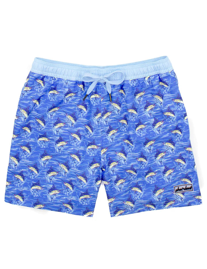 Properly Tied Shordees Swim Trunks Marlin