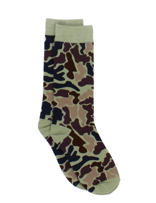Properly Tied Men's Lucky Duck Socks Vintage Camo
