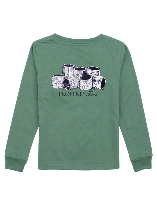 Properly Tied Boys Bands LS Tee