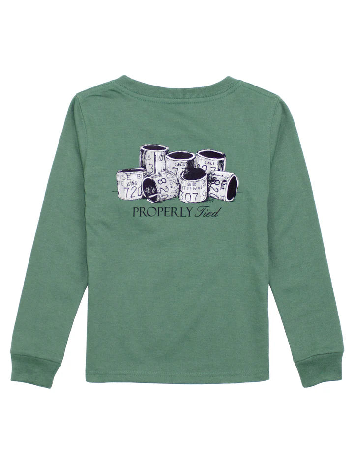 Properly Tied Boys Bands LS Tee