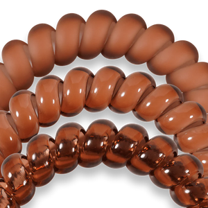 Teleties Mocha Mousse Large Hair Ties