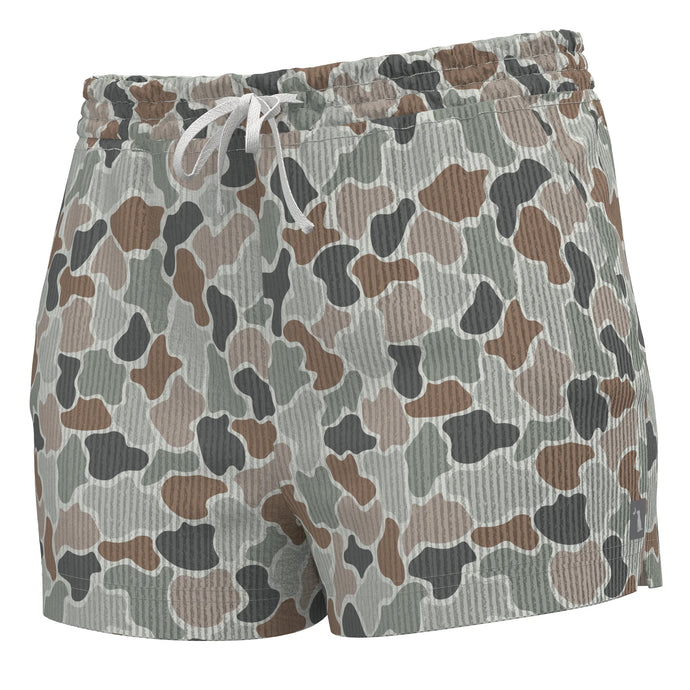 Local Girl Revive Shorts in Forest Camo Flora