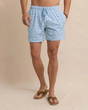 Load image into Gallery viewer, Southern Tide Men&#39;s Ocean Water Stripe Swim Trunk