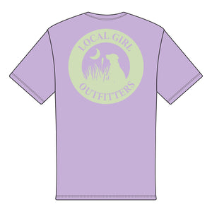Local Girl Original Logo Tee in Orchid