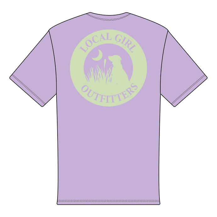 Local Girl Original Logo Tee in Orchid