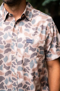 Burlebo Pintail Camo Performance Button Up