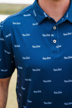 Load image into Gallery viewer, Burlebo Rad Dad Navy Performance Polo