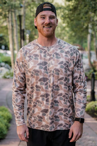 Burlebo Pintail Camo LS Performance Tee