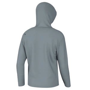 Local Boy Poly Fleece Hoodie in Light Slate