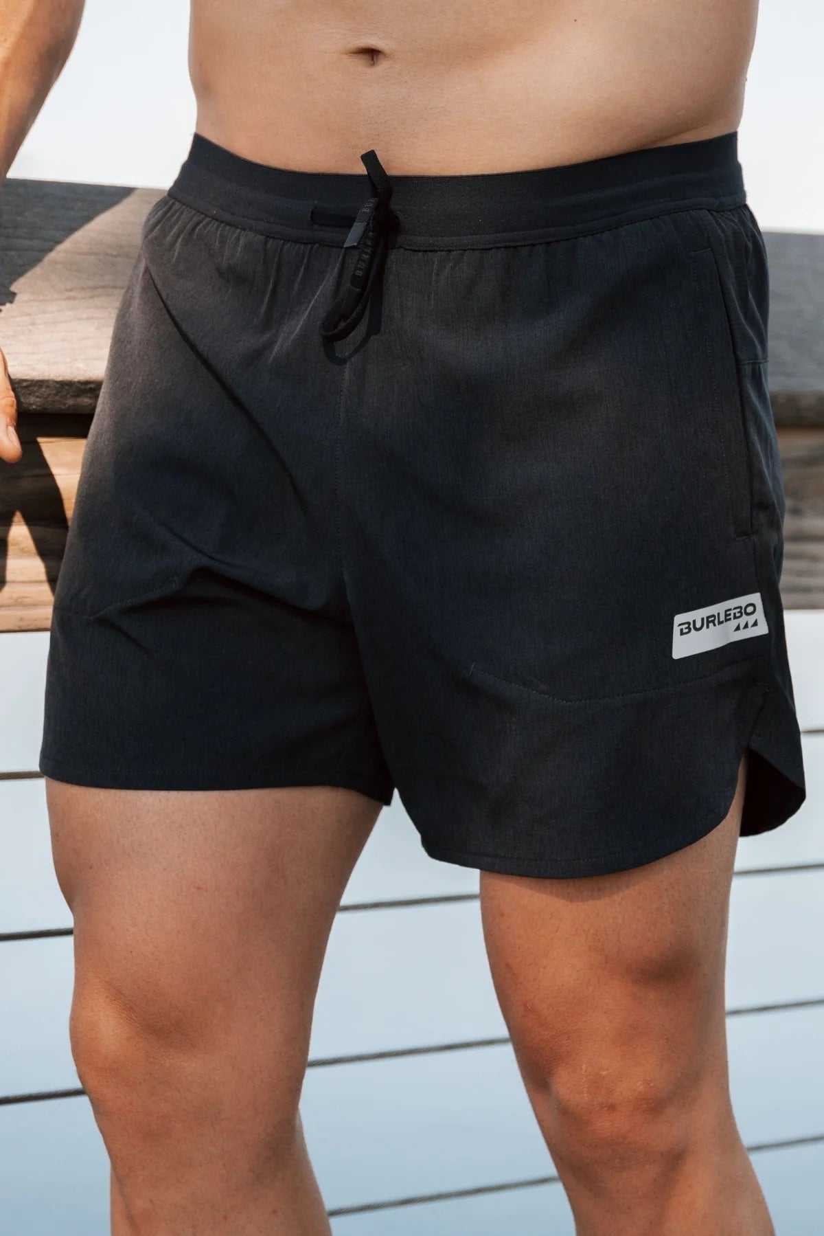 Burlebo Black Running Short