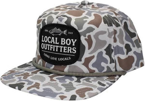 Local Boy Tackle Shop Flat Brim Hat