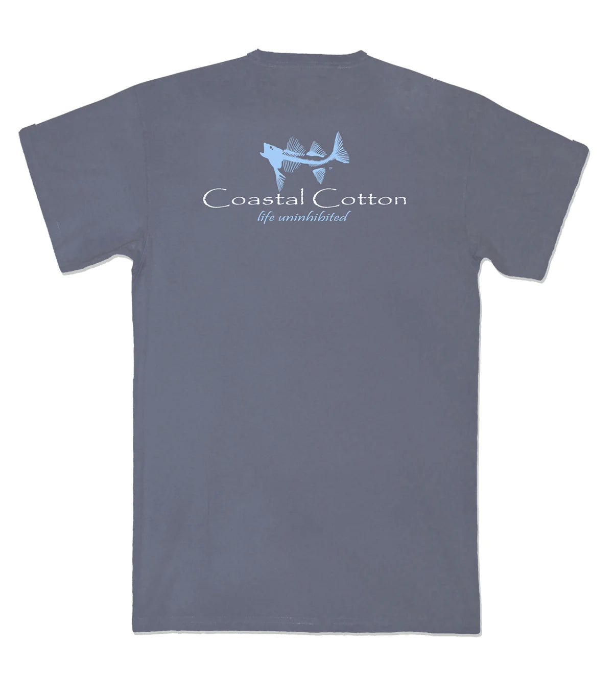 Coastal Cotton Signature SS Tee Slate Blue