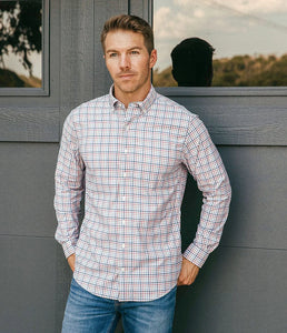 Southern Shirt Company Samford Check LS Dress Shirt in Denali