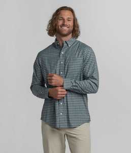 Southern Shirt Co. Bennett Plaid - Bayou Teal