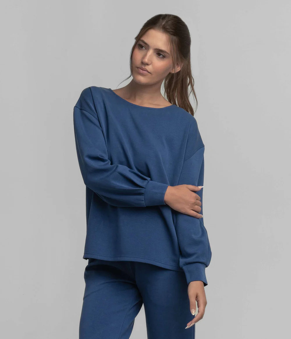 Southern Shirt Women's AstroKnit LS Top in Windsor
