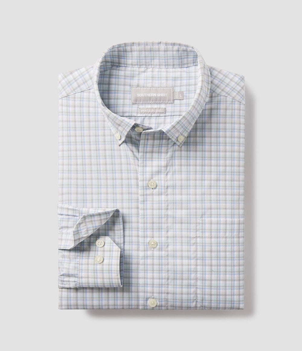 Southern Shirt Company Brookside Plaid in Moonlight