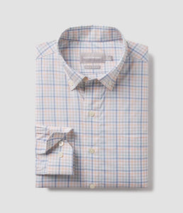 Southern Shirt Company Samford Check LS Dress Shirt in Some Beach