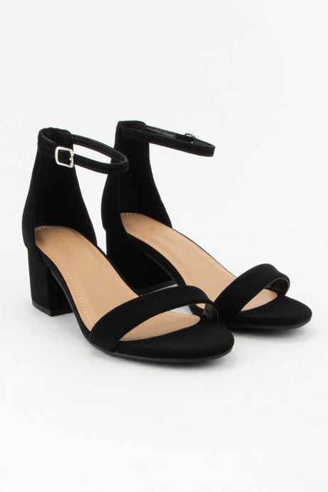 Bet On Me Heels Black