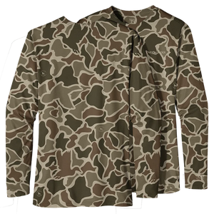 Over Under Timber Tech Duck Camo Long Sleeve Tee