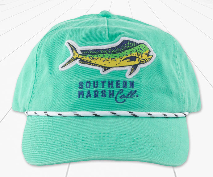 Southern Marsh Ensenada Rope Hat Mahi Mahi Patch
