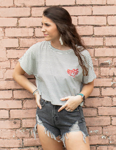 Walking With Me Crop Tee