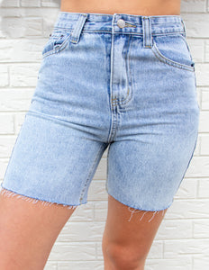 Summertime Denim Thigh Shorts