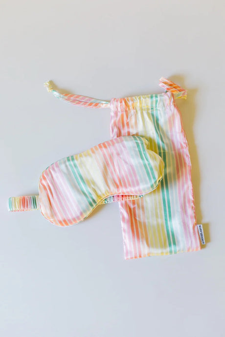 Mary Square Eye Mask Sunset Stripe