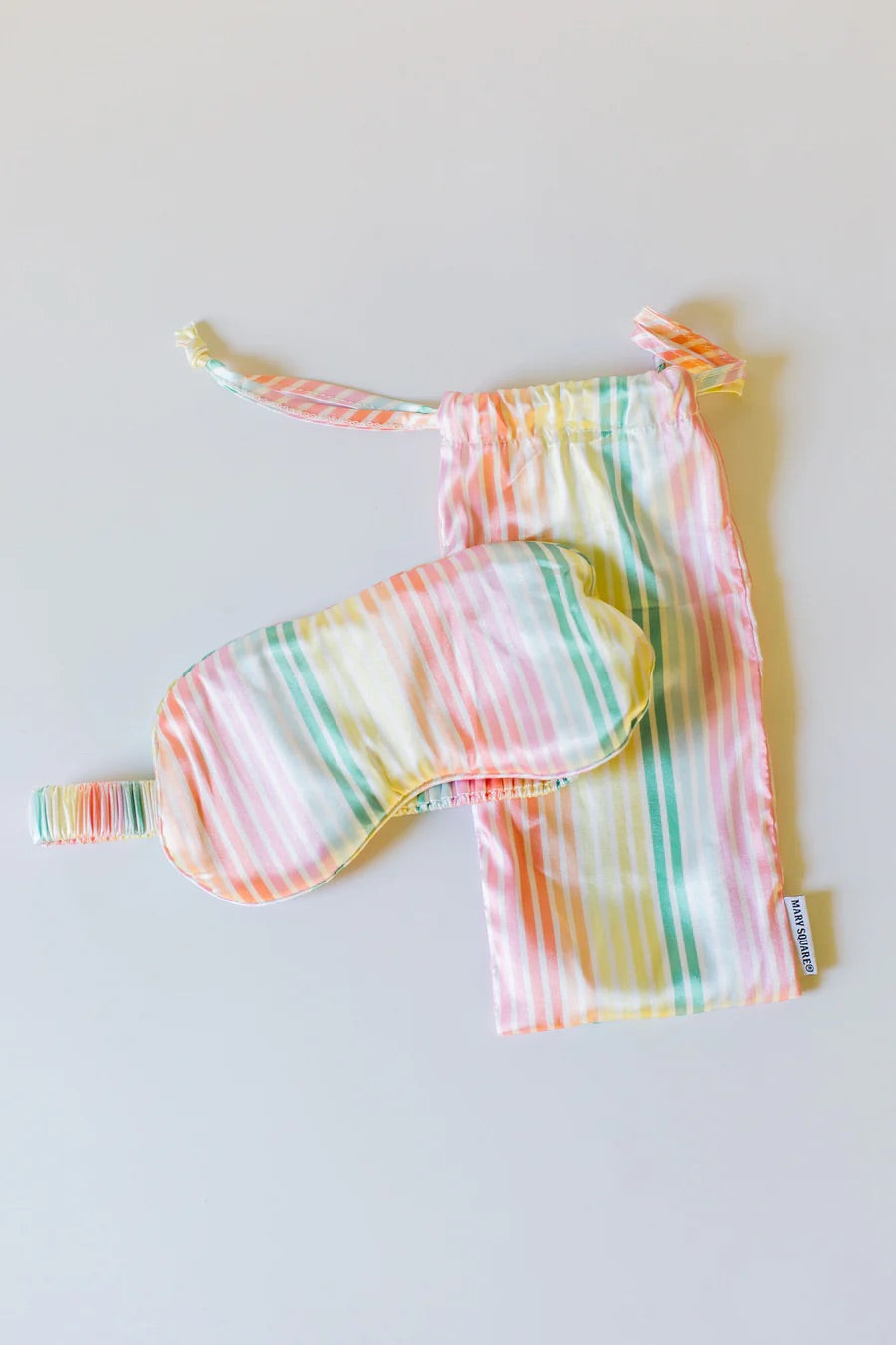Mary Square Eye Mask Sunset Stripe