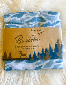 Burlebo Baby Swaddle Seaside Camo