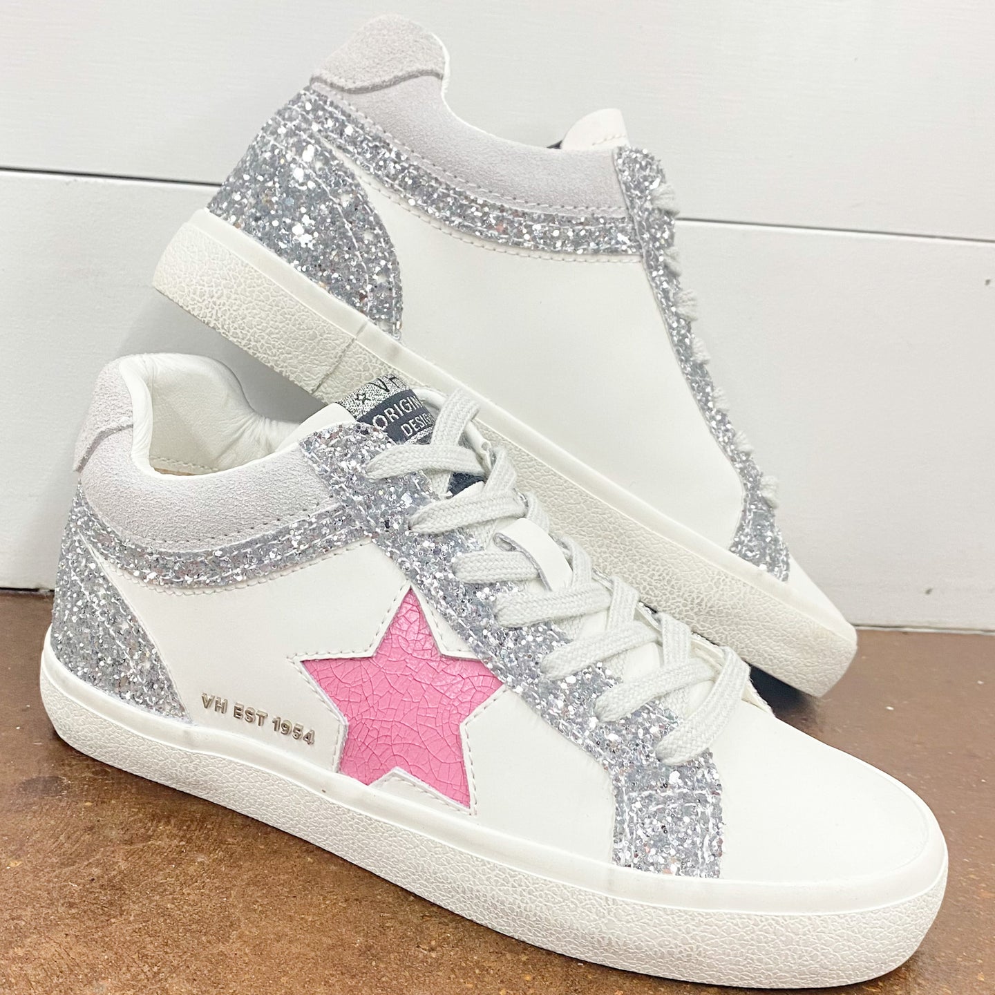 Vintage Havana Bounce High Top Sneakers - Wht/Gltr Multi