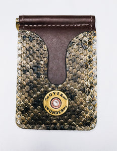 Over Under Rattlesnake Front Pocket Wallet