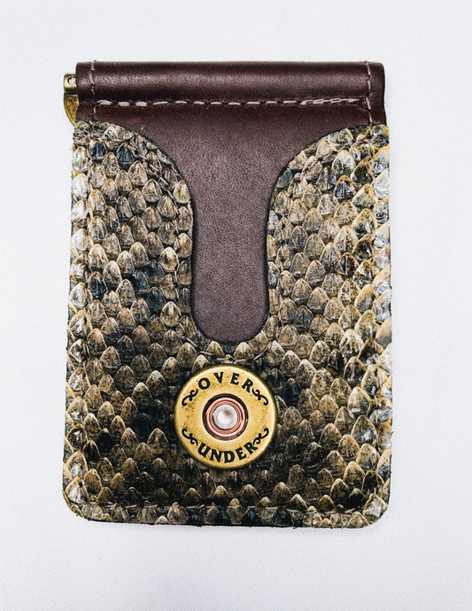 Over Under Rattlesnake Front Pocket Wallet