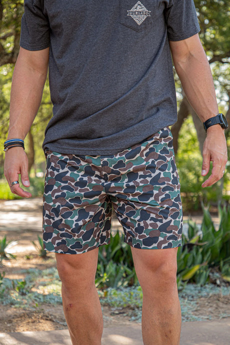 Burlebo Everyday Shorts Throwback Camo