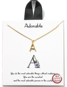 My Initial Necklace