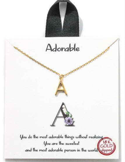 My Initial Necklace