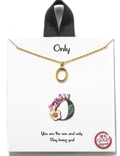 My Initial Necklace