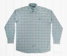 Load image into Gallery viewer, Southern Marsh Aiken Windowpane Wrinkle Free Dress Shirt