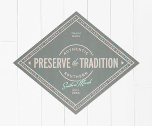 Southern Marsh Southern Tradition Retro Sticker - Dark Gray