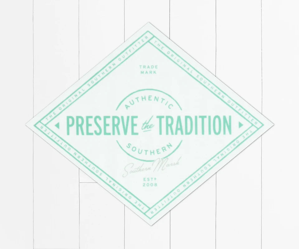 Southern Marsh Southern Tradition Retro Sticker - White