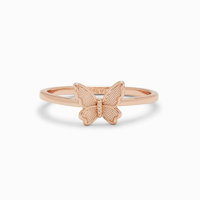 Puravida Butterfly In Flight Ring