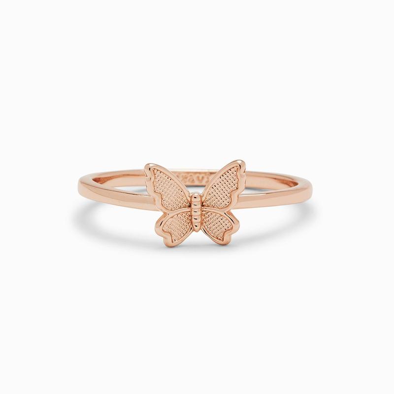 Puravida Butterfly In Flight Ring