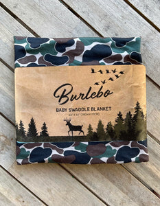 Burlebo Baby Swaddle Throwback Camo